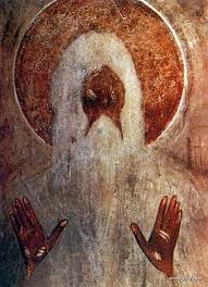 Teofan Grek, św. Makary Egipski, Nowogród 1378.