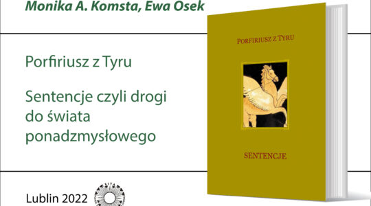 Sentencje czyli drogi do świata ponadzmysłowego